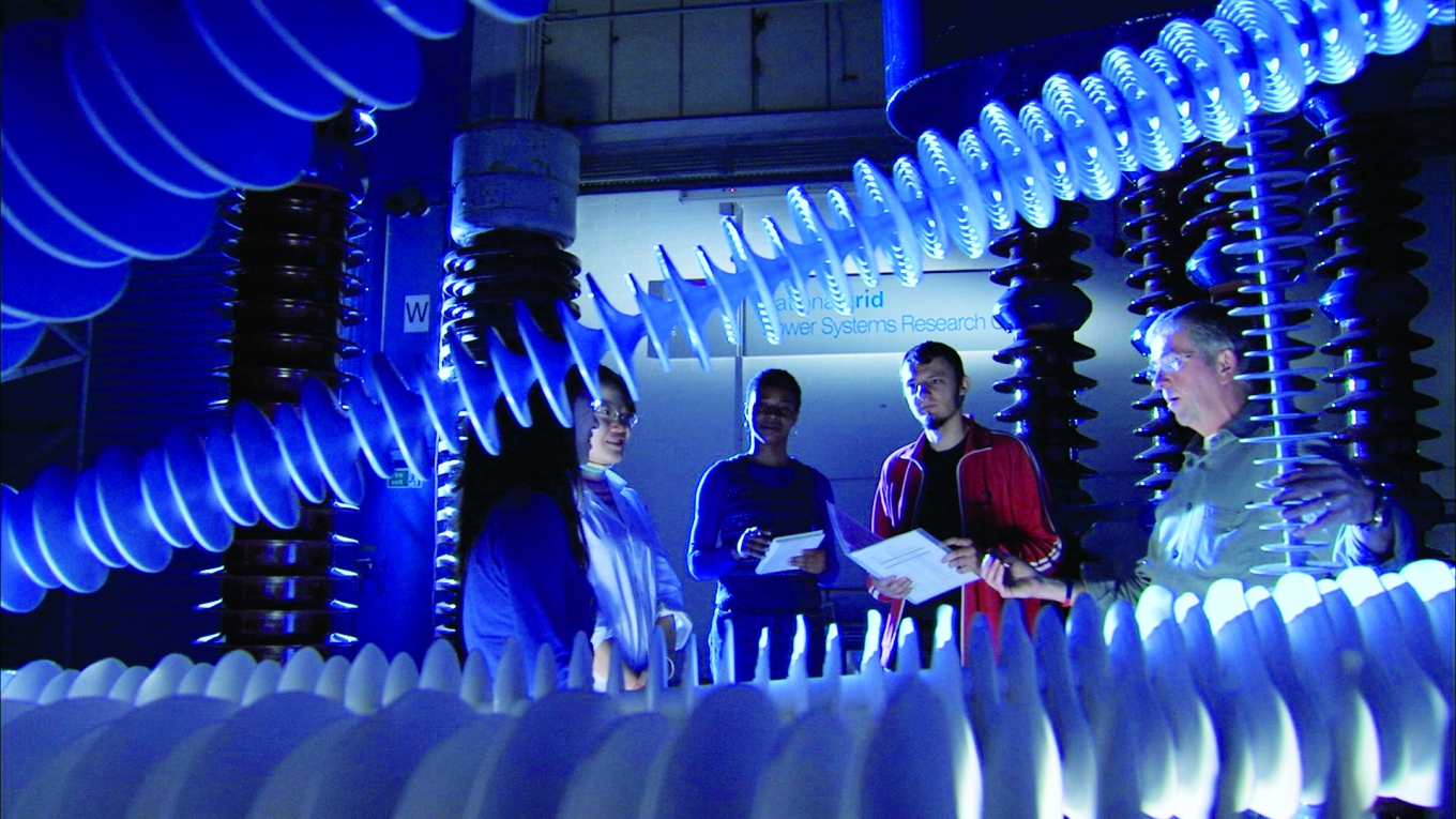 A high voltage lab